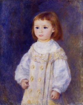 皮埃爾 奧古斯特 雷諾阿 Child in a White Dress, Lucie Berard